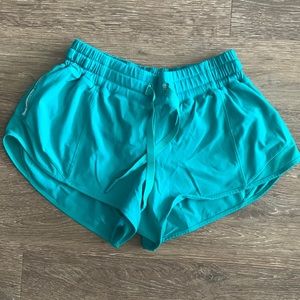 Lululemon green shorts - size 6
